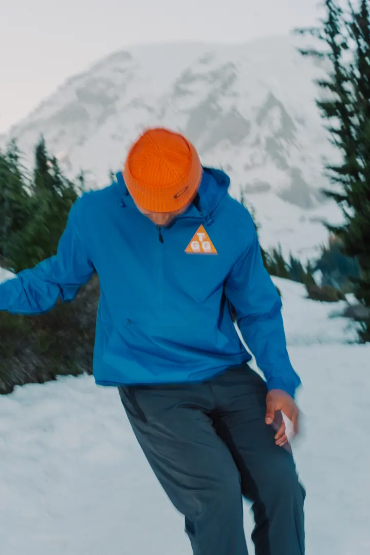 All Weather Anorak front, royal blue